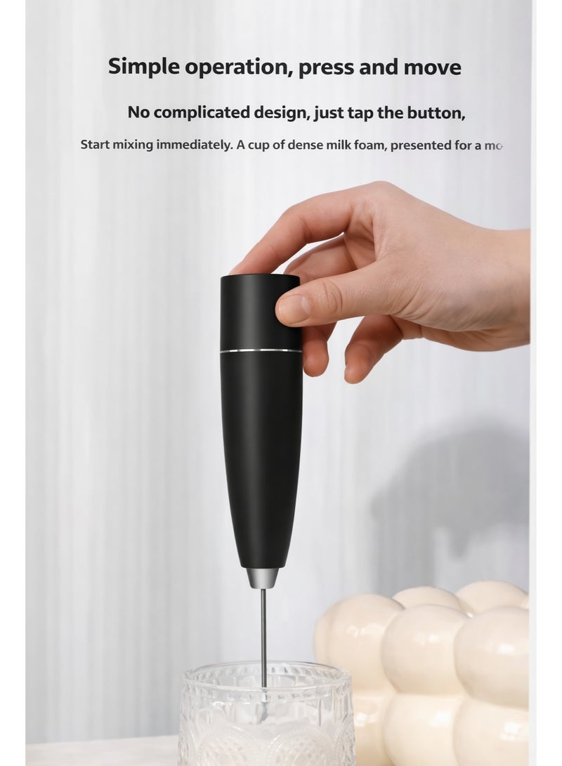 TaimAs Electric Milk Frother Rechargeable Handheld USB Coffee Foam Maker for Cappuccino, Latte, Matcha - Image 3